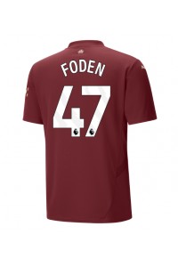 Fotbalové Dres Manchester City Phil Foden #47 Třetí Oblečení 2024-25 Krátký Rukáv